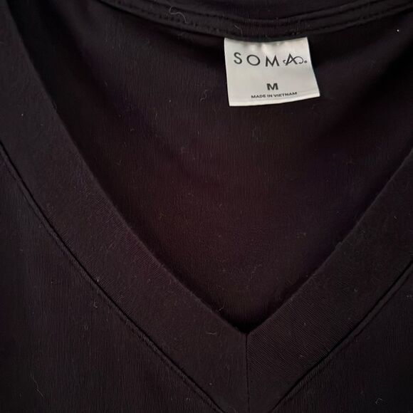 Soma loose fit V-neck short sleeve top size medium - Picture 5 of 8